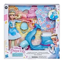 Boneca Disney Princess Comfy Squad Scooter Cinderela -hasbro