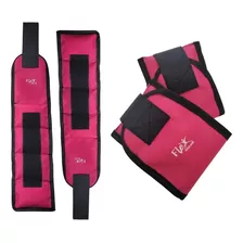 Kit Caneleira De Peso Treino 1kg+2kg+3kg Par Rosa Treino Fit