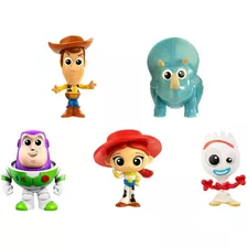 Toy Story 4 Mini Pack 5 Woody Buzz, Jessie, Trixie Y Forky