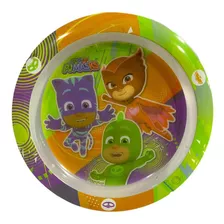 Plato Playo Pjmasks Calidad Niñas Bebes Niños