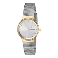 Reloj Casual De Acero Inoxidable De Cuarzo Para Mujer De Ska