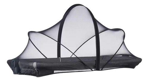 Mosquiteiro Dobrável Para Berço, Tenda De Preto 105-65cm