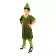 Traje Disfraz Peter Pan Niños Infantil Cuentos 