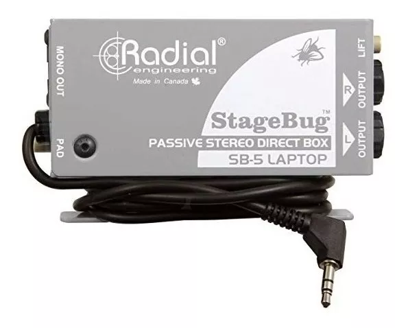Caja Directa Radial Pasiva Estero Pc Stagebug Sb-5 Portatil 
