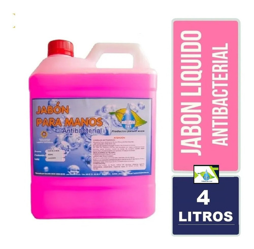 Jabon Liquido Para Manos 4 Lt - L a $5125