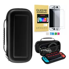 Capa Bag Case Nintendo Switch Oled+ Pelicula De Vidro Oivo