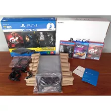 Playstation 4 Ps4 Slim 1tb + De 90 Jogos + Controle - Pouco Usado - Leia!!