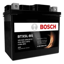 Bateria Moto Bosch Btx4l-bs Ytx5l-bs Nxr 125 Bros Cg 150 Biz