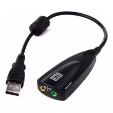 Adaptador Porta Usb De Som 7.1 Fone E Microfone