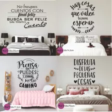 Vinilos Decorativos De Pared Frases Motivadoras + Regalo !!!