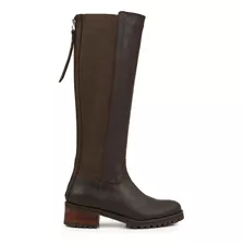 Botas Mujer Cuero Caña Alta Briganti Bucanera Borcego Austin