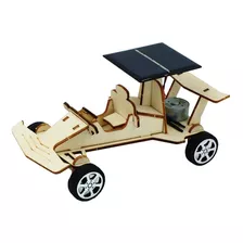 Kit Carro Auto Solar Deportivo Para Armar Celda Solar Niños