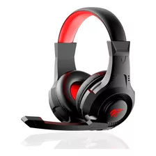 Audifono Gamer Havit H2031d Negro/rojo