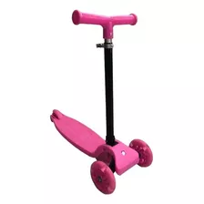 Patinete Infantil 3 Rodas Com Luz De Led Menino Menina 50kg