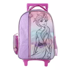 Mochila Con Ruedas Lentejuelas Frozen