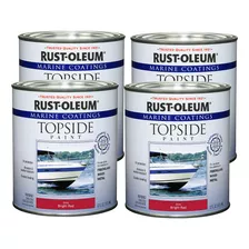 Rust-oleum 207004-4pk - Pintura Marina Superior, Paquete De