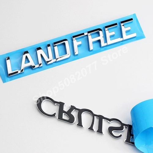 Emblema De Letras Landfree Cruiser Toyota Land Cruiser Lc200 Foto 2
