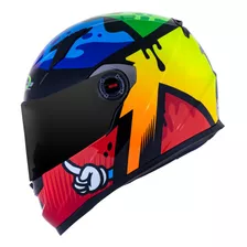 Capacete Masculino Feminino Ls2 Ff358 Masterpiece Amarelo