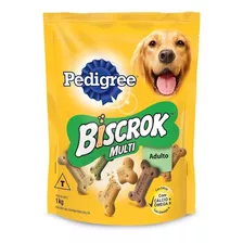 Biscoito Pedigree Biscrok Multi Cães 1 Kg