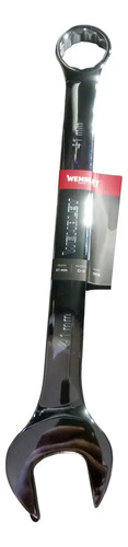 Llave Combinada Cromada Wembley Profesional 41mm Cr-v 7958 Color Gris