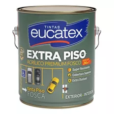 Tinta Extra Piso E Calçada 3,6l Eucatex Cinza Premium