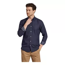 Camisa Devré Ratier Lisa Azul Marino Hombre 42d000293001