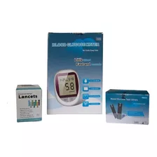 Glucómetro Medidor Glucosa Mg/dl + 50 Tiras + 50 Lancetas