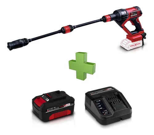 Hidrolavadora Inalambrica Einhell Hypresso 18- 24 + Bat 4 Ah Rojo 50hz/60hz