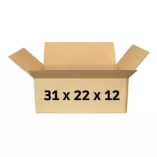 50 Caixas Embalagem 31x22x12 De Papelao Correio Sedex Pac 