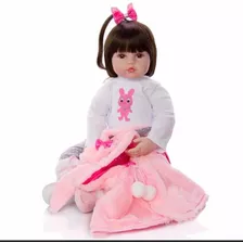 Bebe Reborn Menina Boneca 48 Cm Pronta Entrega