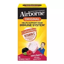 Airborne | Very Berry Immune | 96 Chewable Tablets | Berry