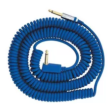 Cable Espiralado Vox Vcc90 Plug Rulo 9 Guitarra - Azul