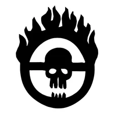 Adesivo Mad Max Fury Road Immortal Joe Logo 10x8cm