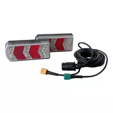 Farol Trasero Trailer Led Kit Completo Luz Potente 12 Metros