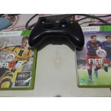 Xbox 360 Com 2 Jogos E 1 Controle 