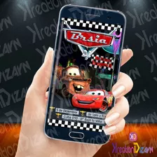 Tarjeta De Invitación Digital Cars