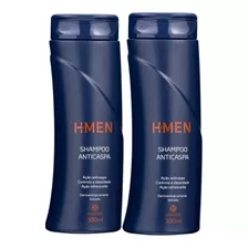 Kit H-men- 2 Shampoo Anti-caspa- Hinode- Original- 300ml 