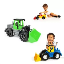 Trator Escavadeira Miniatura Brinquedo Infantil Articulado