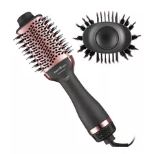 Escova Secadora Alisadora Britânia Bes20rg Soft Bivolt 1100w Cor Preto E Rosa