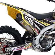 Silenciador + Colector Mx Race Titantech Yz 250 F 14/16