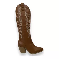 Bota Feminina Western Marrom