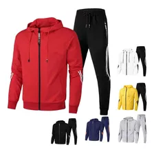 Conjunto Deportivo Para Hombre Sudadera Y Pants 6 Colores