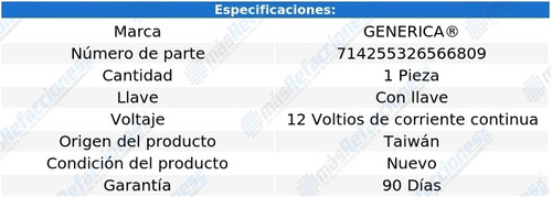 Cilindro Encendido C/llave Toyota T100 93-98 Generica Foto 2