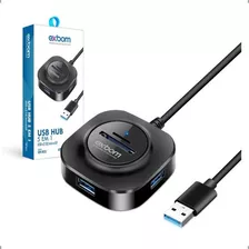 Hub Usb 3.0 Extensão 3 Portas High Speed Leitor Micro Sd Pc