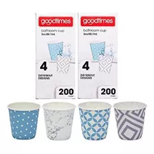 Tazas De Baño Goodtimes, 3 Oz 200 C/u, Diseños Variados (2, 