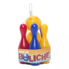 Jogo De Boliche Brinquedo Infantil Com 6 Pinos E 2 Bolas
