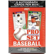 2021 Leaf Pro Set Baseball Blaster Juego De 50 Cartas Más 3 