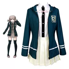 Disfraz De Cosplay De Chiaki Nanami - Vestido Escolar D...