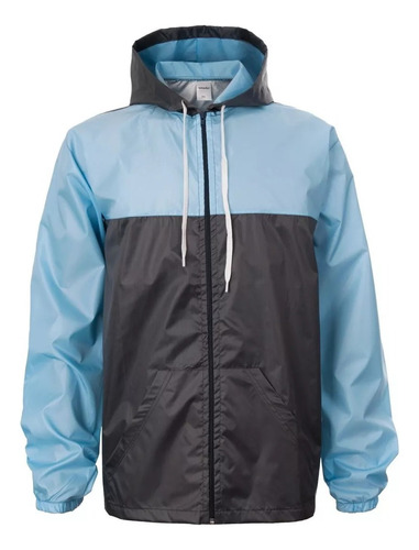 Campera Deportiva Rompeviento Bolsillos Hombre Lluvia