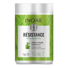 Máscara Inoar Resistance Fibra De Bambu Hidratante 1000g